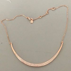 NWOT Chloe and Isabel Rose Gold Crescent necklace